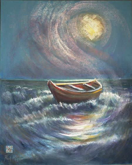 UNE BARQUE SUR L'OCEAN